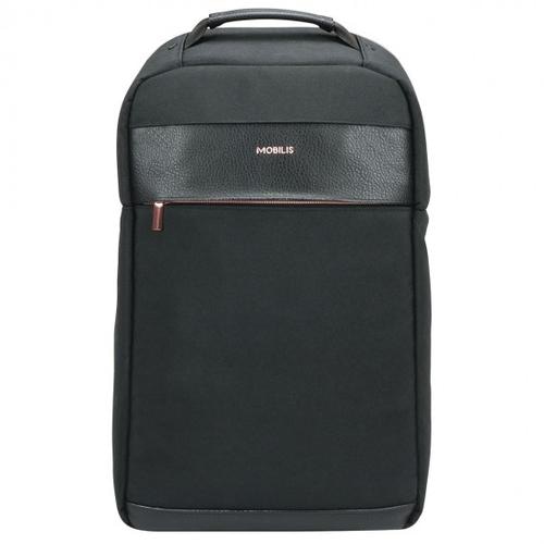 Mobilis Pure notebook case 39.6 cm (15.6) Backpack Black, Rose gold