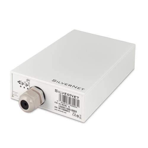 SilverNet SIL MICRO bridge/repeater Network bridge 100 Mbit/s Black, White