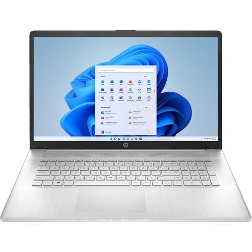 HP 17-cn0102na Laptop 43.9 cm (17.3) Full HD Intel Core i3 i3-1115G4 8 GB DDR4-SDRAM 128 GB SSD Wi-Fi 5 (802.11ac) Windows 11 Home in S mode Silver
