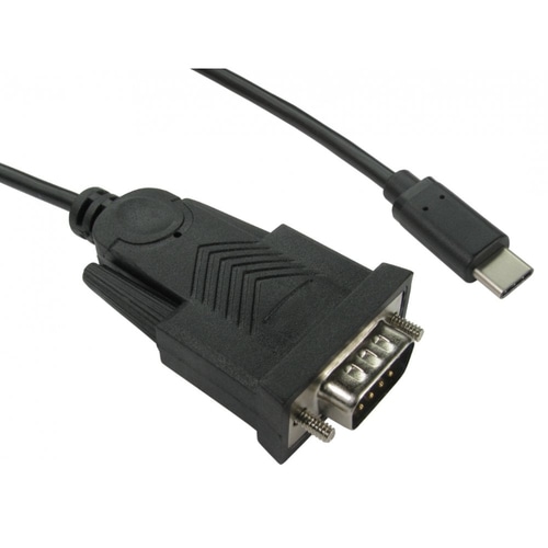 Cables Direct USB3C-DB9-1M serial cable Black DB-9