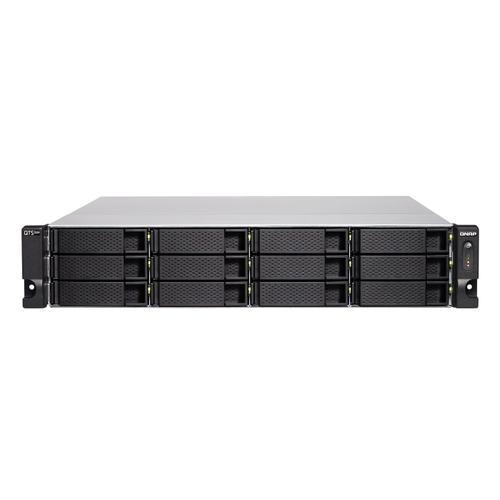QNAP TS-h1277XU-RP NAS Rack (2U) Ethernet LAN Black, Grey 3700X