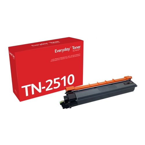 Xerox Everyday Black Toner by compatible with Brother TN2510, Standard capacity