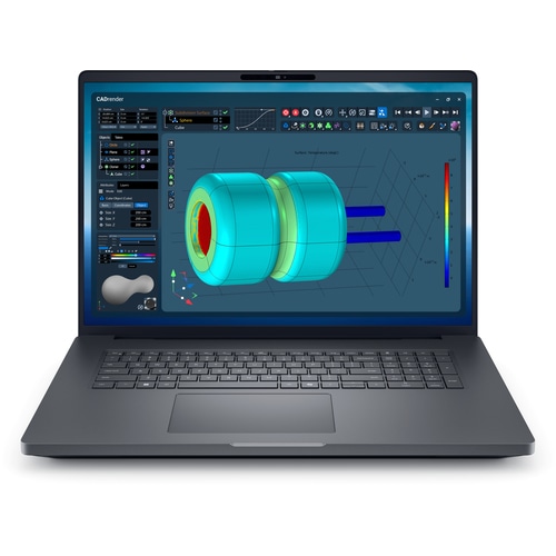 DELL Pro Max 18 Plus MB18250 Intel Core Ultra 7 265HX Mobile workstation 45.7 cm (18) Quad HD+ 32 GB DDR5-SDRAM 1 TB SSD NVIDIA RTX PRO 2000 Blackwell Wi-Fi 7 (802.11be) Windows 11 Pro UK English Black