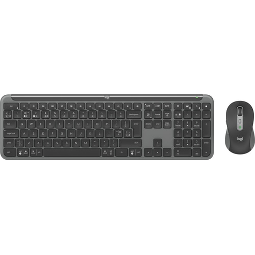 Logitech MK950 Signature for Business keyboard Mouse included RF Wireless + Bluetooth QWERTY UK English Graphite