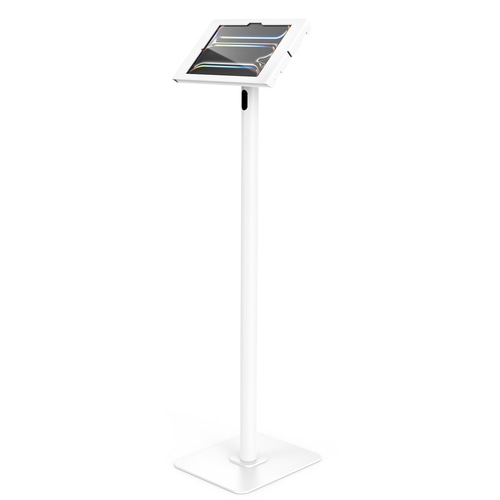 Compulocks iPad Pro M4 11, Apex Enclosure Swift Floor Stand - White
