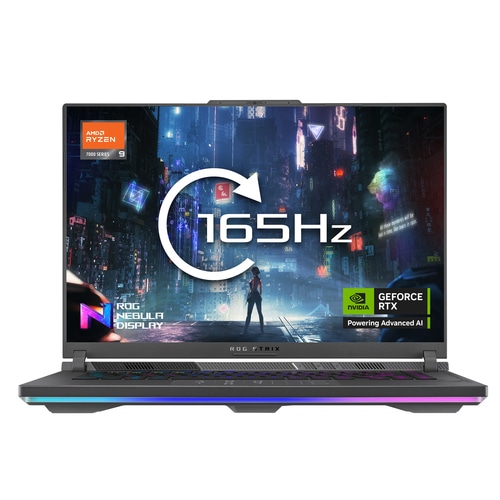 ASUS ROG Strix G16 G614PM-RV007W AMD Ryzen 9 8940HX Laptop 40.6 cm (16) WUXGA 16 GB DDR5-SDRAM 1 TB SSD NVIDIA GeForce RTX 5060 Wi-Fi 6E (802.11ax) Windows 11 Home Black, Grey