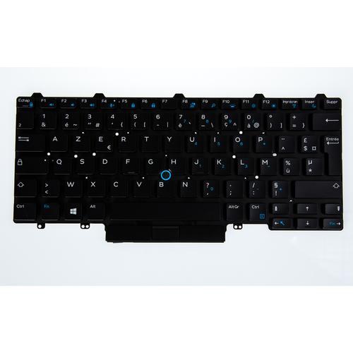 Origin Storage N/B KBD Dell Latitude 7400 2in1 French Keyboard Backlit 82 Keys