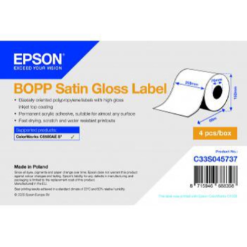 Epson C33S045737 printer label