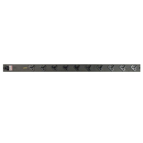 Vertiv EGVHVAB102-102UKRPS6-IP44 power distribution unit (PDU) 10 AC outlet(s) Black