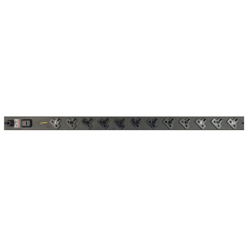 Vertiv EGVHVAB122-102UKRPS6-IP44 power distribution unit (PDU) 12 AC outlet(s) Black