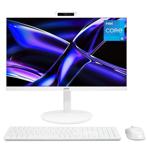 Acer Aspire C27-A All-in-One Desktop - Intel Core i5-13420H, 8GB, 1TB SSD, Integrated Graphics, 27 Full HD, Windows 11, White