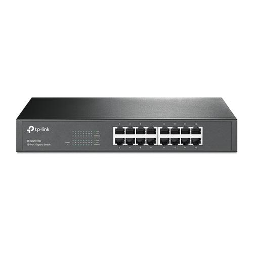 TP-Link TL-SG1016D network switch Unmanaged L2 Gigabit Ethernet (10/100/1000) Black