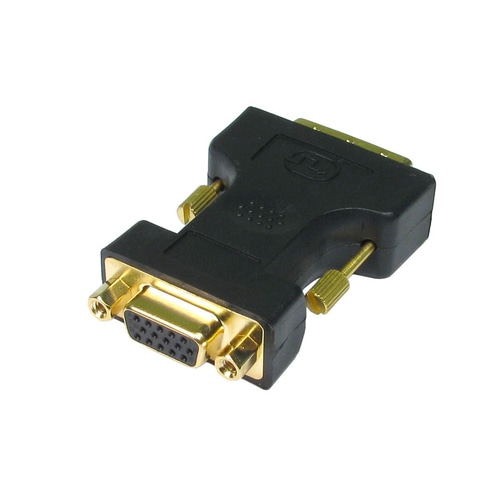 Cables Direct CDL-DV001 cable gender changer DVI-A VGA Black, Gold