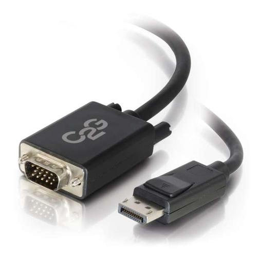 C2G 15ft (4.5m) DisplayPort Male to VGA Male Active Adapter Cable - Black (TAA Compliant)