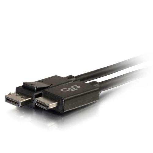 C2G 4.5m DisplayPort Male to HDMI Male Adapter Cable - Black (TAA Compliant)