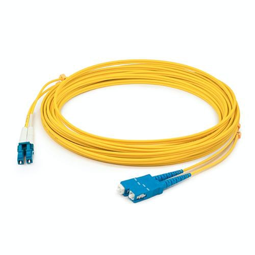 AddOn Networks ADD-SC-LC-15M9SMFLZ fibre optic cable 15 m OS2 Yellow