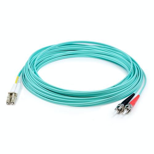AddOn Networks ADD-ST-LC-10M5OM4LZ fibre optic cable 10 m 2x LC 2x ST LOMM OM4 Aqua colour