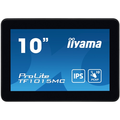 iiyama TF1015MC-B3 Signage Display Interactive flat panel 25.6 cm (10.1) LED 500 cd/m HD Black Touchscreen
