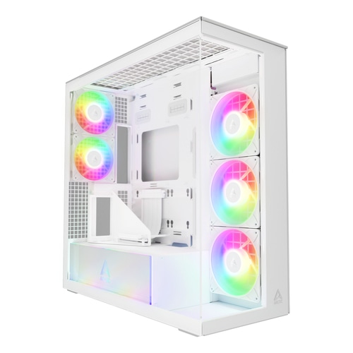 ARCTIC Xtender VG (White) Premium E-ATX PC Case with Vertical GPU Mounting