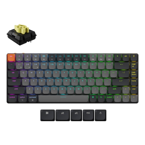 Keychron K3 keyboard Universal USB + Bluetooth QWERTY UK English Grey