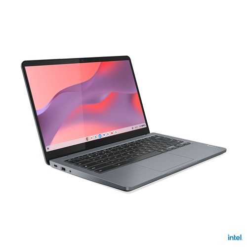 Lenovo IdeaPad Slim 3 14IAN8 Chromebook 35.6 cm (14) Full HD Intel Core i3 N-series i3-N305 8 GB LPDDR5-SDRAM 256 GB eMMC Wi-Fi 6E (802.11ax) ChromeOS Grey