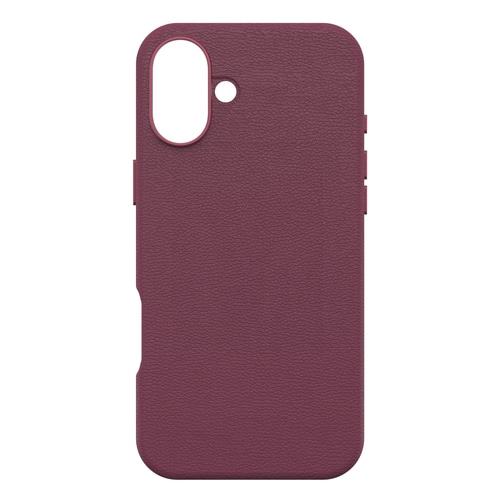 OtterBox Symmetry Series Cactus Leather for MagSafe for iPhone 16 Plus, Maroon Bells