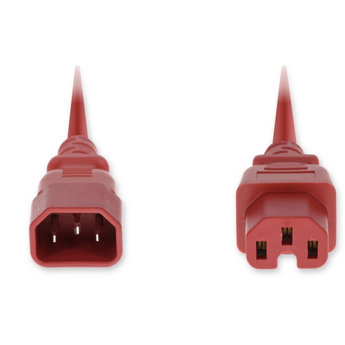 AddOn Networks ADD-C142C15C14G3FRD power cable Red 0.9 m C14 coupler C15 coupler