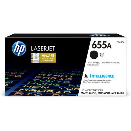 HP 655A Black Original LaserJet Toner Cartridge