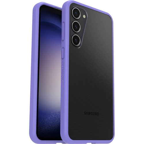 OtterBox React Case for Galaxy S23+ , Shockproof, Drop proof, Ultra-Slim, Protective Thin Case, Tested to Military Standard, Antimicrobial Protection, Purplexing, No Retail Packaging