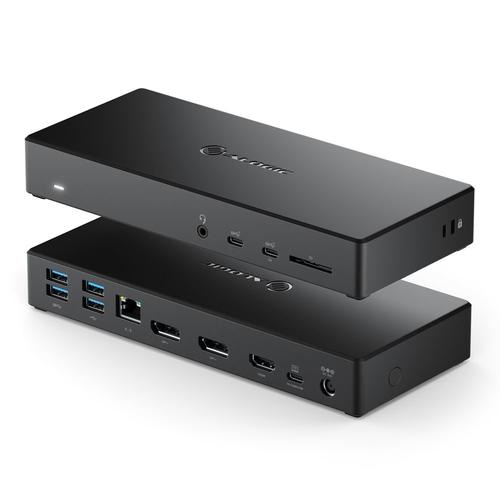 ALOGIC USB-C Triple Display DP Alt. Mode Docking Station  MA3 with 100W Power Delivery - 2 x DP and 1 x HDMI with up to 4K 60Hz Support