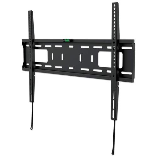 Manhattan TV & Monitor Mount, Wall, Fixed, 1 screen, Screen Sizes: 37-65, Black, VESA 200x200 to 600x400mm, Max 50kg, LFD, Lifetime Warranty