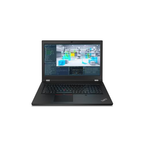 Lenovo ThinkPad P17 W-10855M Mobile workstation 43.9 cm (17.3) 4K Ultra HD Intel Xeon 32 GB DDR4-SDRAM 2000 GB SSD NVIDIA Quadro RTX 5000 Max-Q Wi-Fi 6 (802.11ax) Windows 10 Pro for Workstations Black
