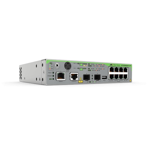 Allied Telesis AT-GS980EM/11PT-50 Managed L3 Gigabit Ethernet (10/100/1000) Power over Ethernet (PoE) 1U Grey