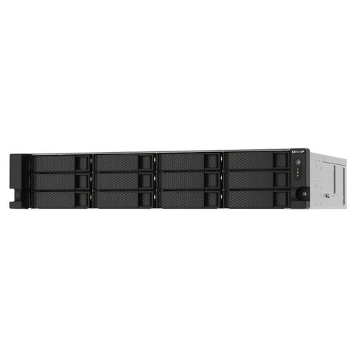 QNAP TS-1273AU-RP-8G NAS/storage server Rack (2U) Ethernet LAN Aluminium, Black V1500B