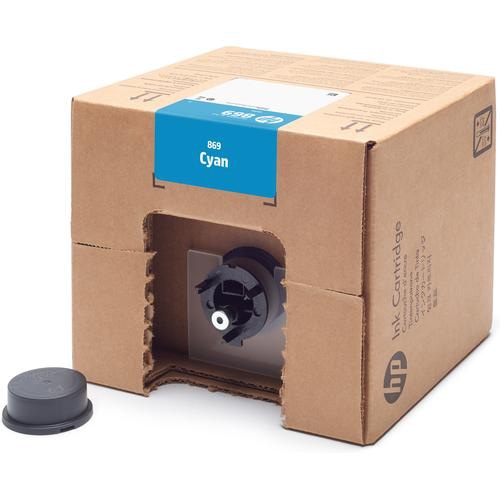 HP 869 3-liter Cyan PageWide XL Pro Ink Cartridge