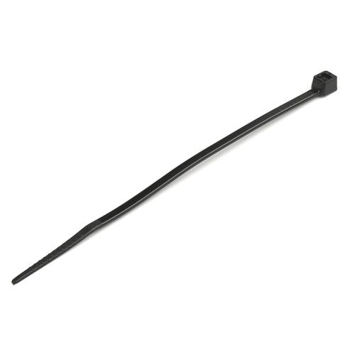 StarTech.com 4(10cm) Cable Ties - 1/16(2mm) wide, 7/8(22mm) Bundle Diameter, 18lb(8kg) Tensile Strength, Nylon Self Locking Zip Ties with Curved Tip - 94V-2/UL Listed, 100 Pack - Black