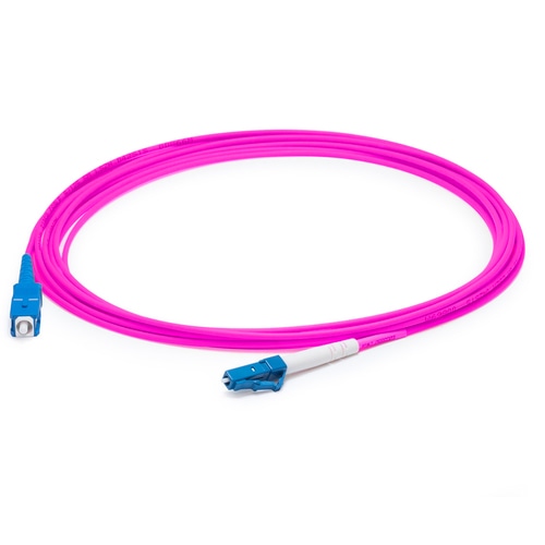 AddOn Networks ADD-LC-LC-5M9SMF-PE fibre optic cable 5 m OFNR OS2 Purple
