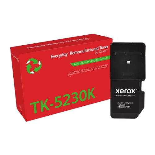 Everyday Remanufactured Everyday Black Remanufactured Toner by Xerox compatible with Kyocera TK-5230K, Standard capacity