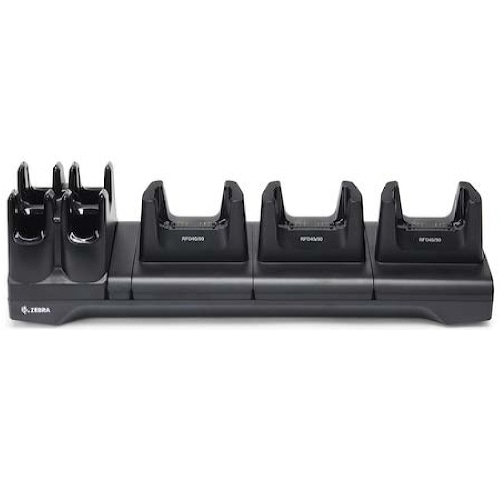 Zebra CRD3S4TRFD49UNIVCHG1 mobile device charger Bar code reader, RFID reader Black Indoor