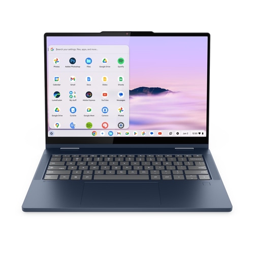 Lenovo Chrome 2in1 14ITN10 Intel N N355 Chromebook 35.6 cm (14) Touchscreen WUXGA 8 GB LPDDR5-SDRAM 128 GB UFS Wi-Fi 6E (802.11ax) ChromeOS English Blue
