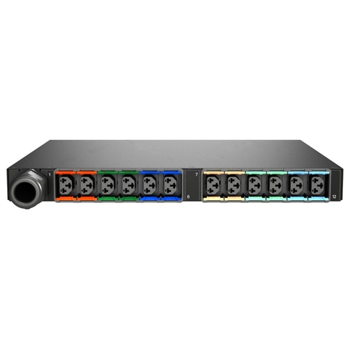 Vertiv Geist MGS5M1R6-12CF13-3PS56B2H10-S power distribution unit (PDU) 12 AC outlet(s) 0U Black