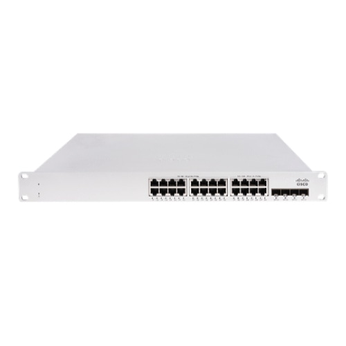 Cisco Meraki MS150-24T-4X network switch Managed L2/L3 Gigabit Ethernet (10/100/1000) Power over Ethernet (PoE) 1U Grey