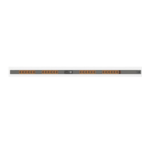 Vertiv MUS5MGB0-24L137-2C20A9A00-S power distribution unit (PDU) 24 AC outlet(s) Black