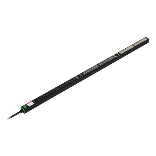 APC Easy Rack PDU, Basic, Vertical, 3 Phase, 22kW, 400V, 32A, 30 x C13 and 12 x C19 outlets, IEC60309 (32A 400VAC 3P+N+PE)