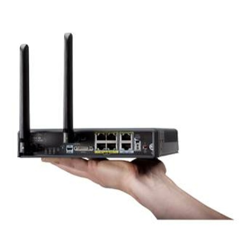 Cisco 819, Refurbished wireless router Gigabit Ethernet Dual-band (2.4 GHz / 5 GHz) Black