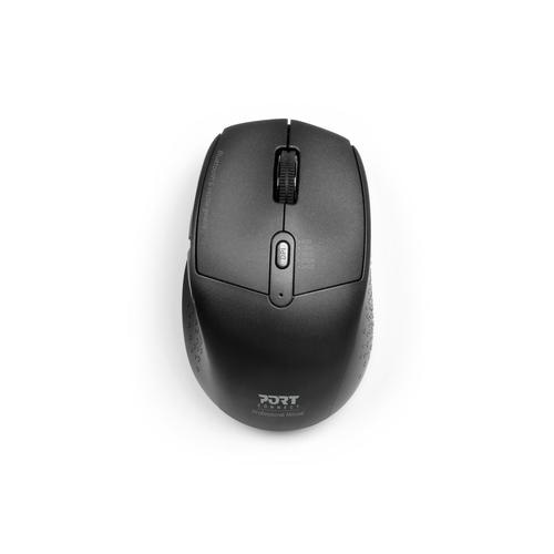 Port Designs 900715 mouse Right-hand RF Wireless + Bluetooth Optical 2400 DPI