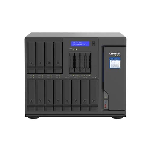 QNAP TVS-h1688X NAS Tower Ethernet LAN Black W-1250