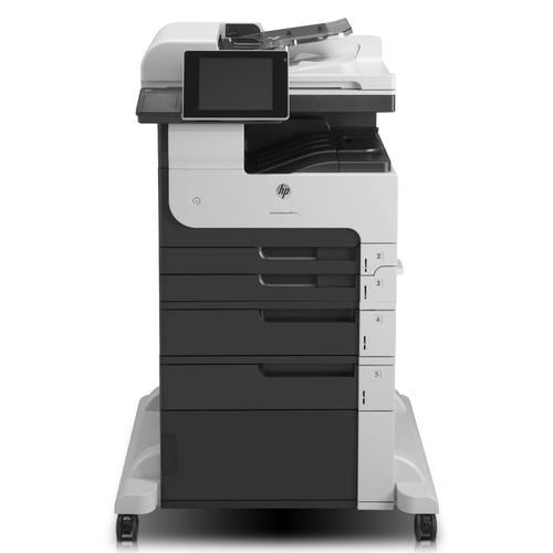 HP LaserJet Enterprise MFP M725f, Print, copy, scan, fax, 100-sheet ADF; Front-facing USB printing; Scan to email/PDF; Two-sided printing