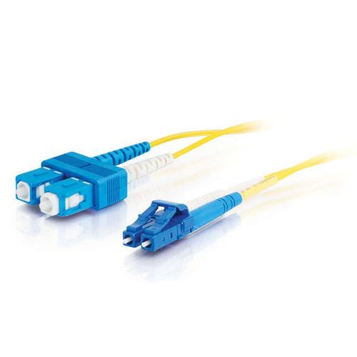 Origin Storage KB-P2RFG fibre optic cable 1 m LC SC OFNR OS2 Yellow