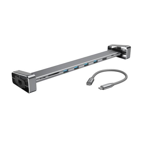 Hama 00200103 interface hub USB 3.2 Gen 1 (3.1 Gen 1) Type-C 5000 Mbit/s Grey